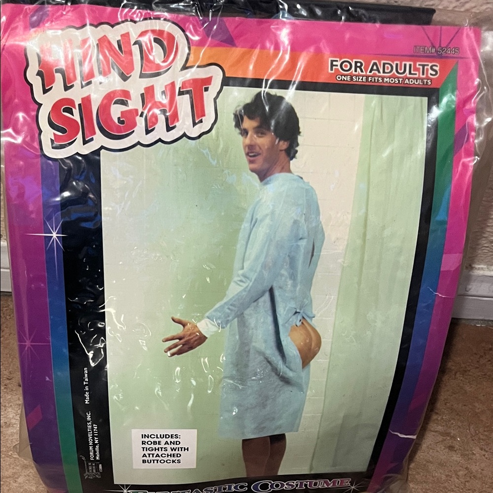 Hind Sight Adult Costume with Light Blue Robe